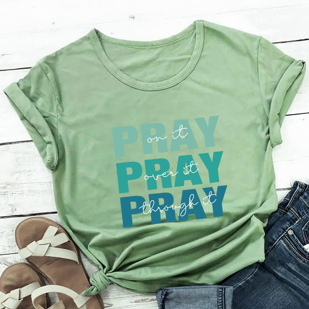 Faith Theme Round Neck T-Shirt