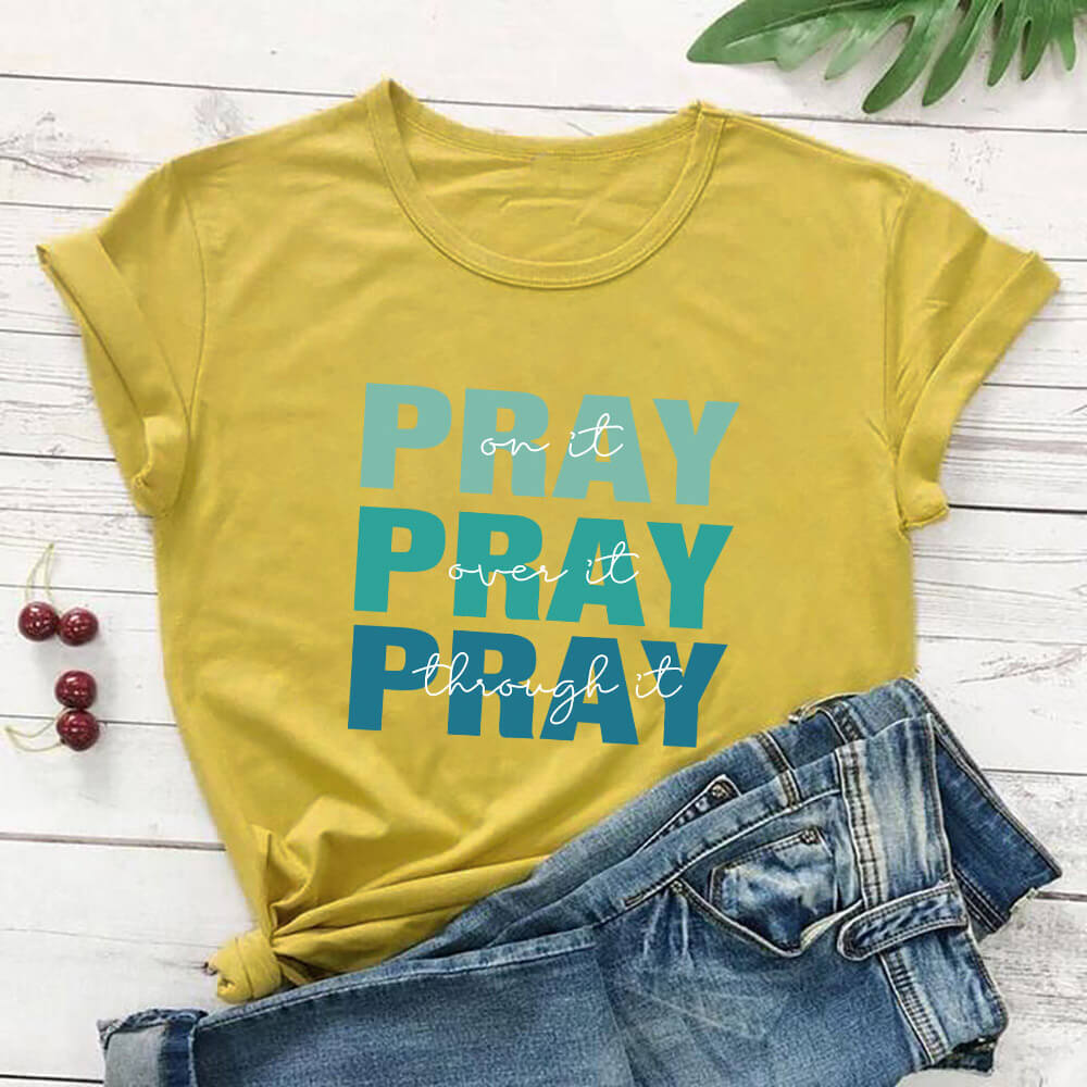 Faith Theme Round Neck T-Shirt