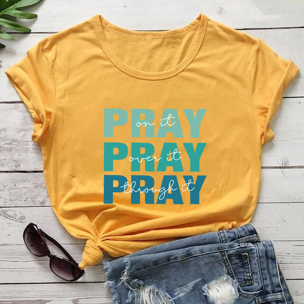 Faith Theme Round Neck T-Shirt