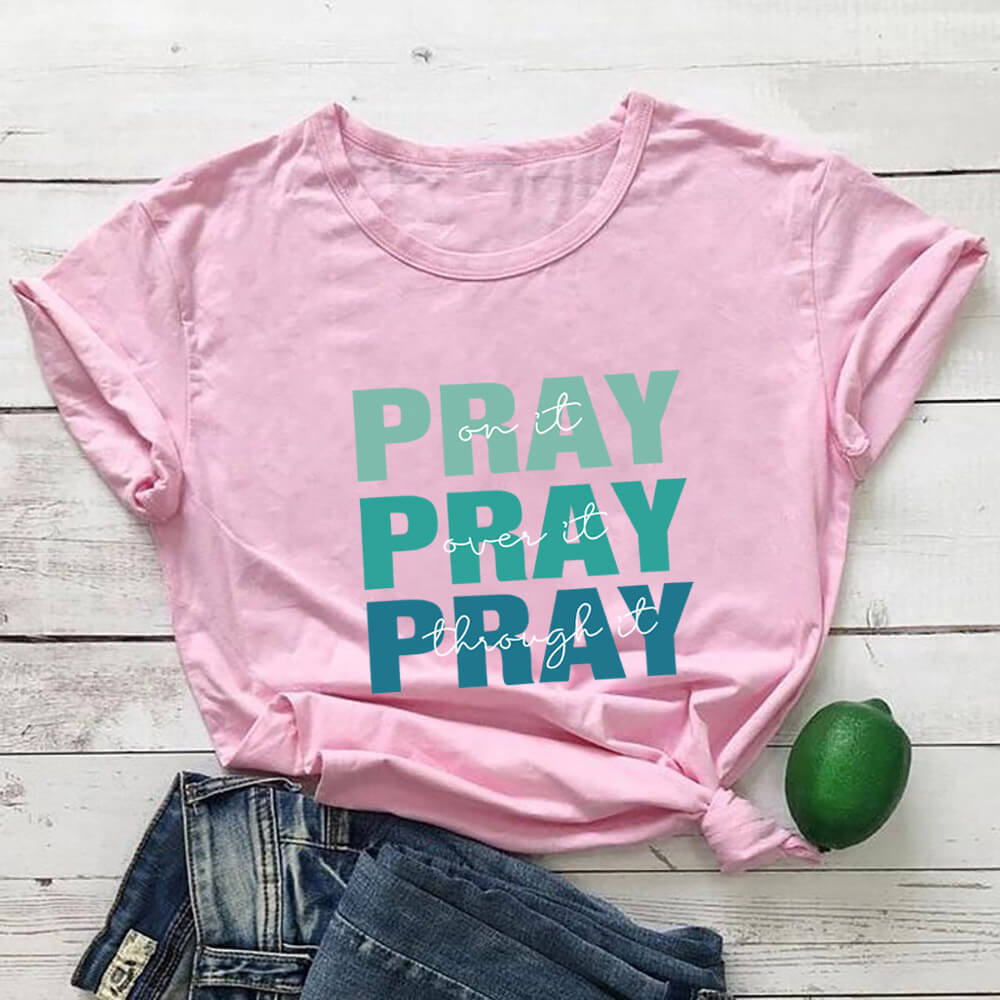 Faith Theme Round Neck T-Shirt
