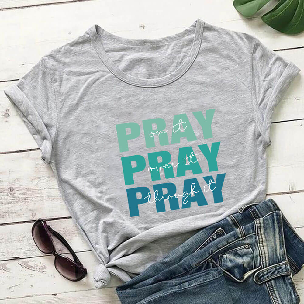 Faith Theme Round Neck T-Shirt