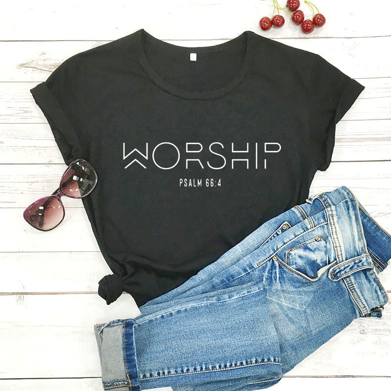 Worship Casual Faith Christian T-Shirt