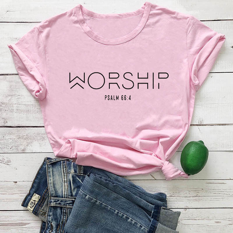 Worship Casual Faith Christian T-Shirt