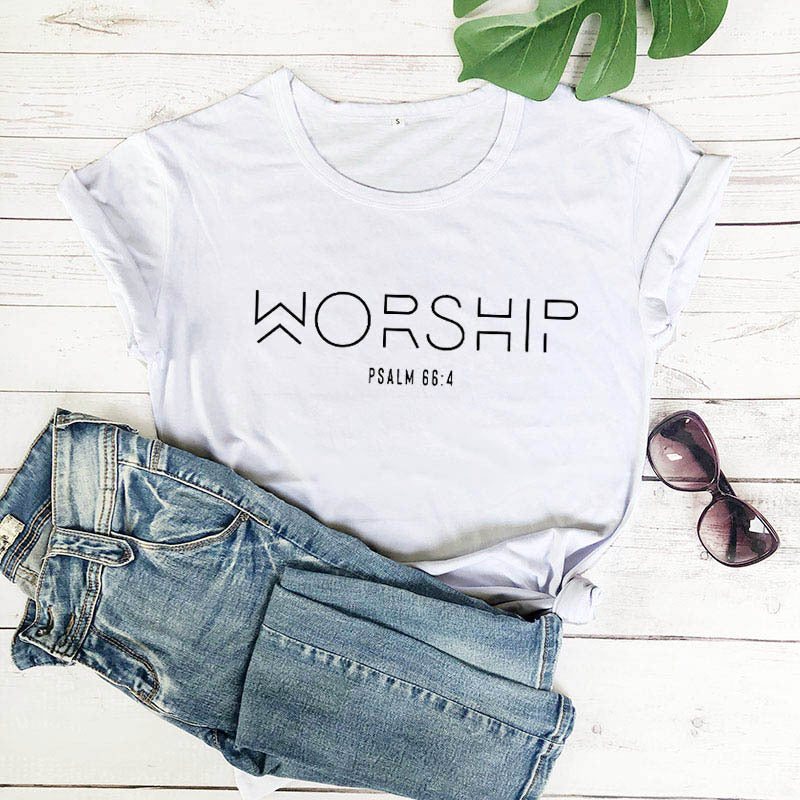 Worship Casual Faith Christian T-Shirt