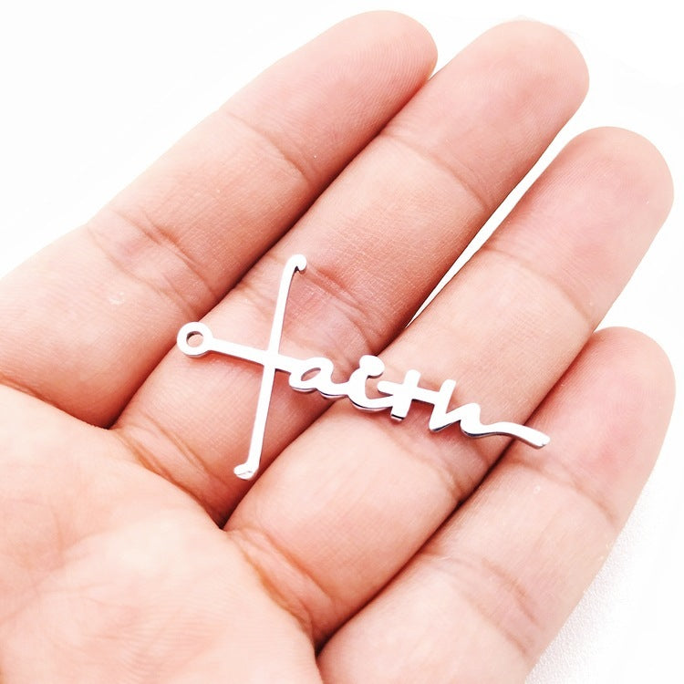 Stainless Steel Faith Necklace