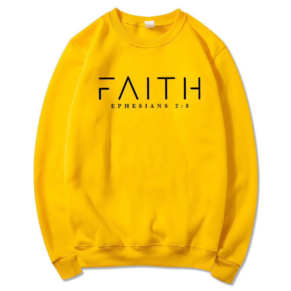 Trendy Faith Bible Verse Sweatshirt