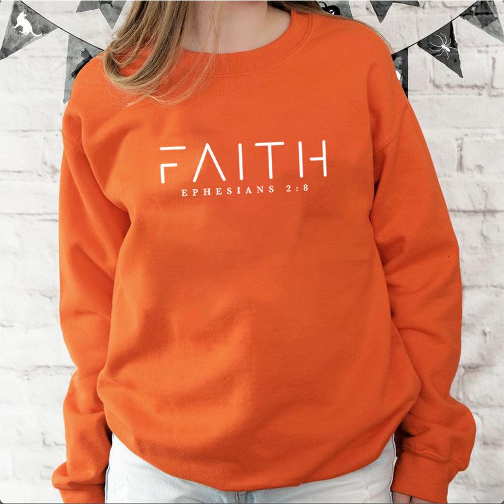 Trendy Faith Bible Verse Sweatshirt