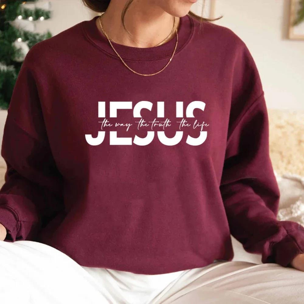 The Way The Truth The Life Christian Sweatshirt