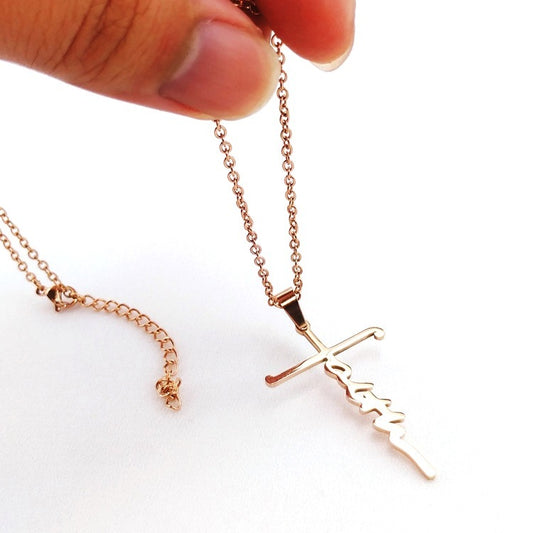 Stainless Steel Faith Necklace