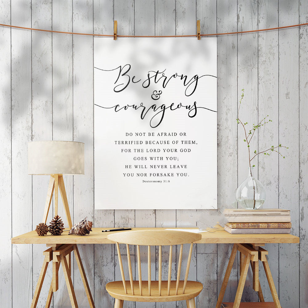 Bible Verse Wall Art Poster